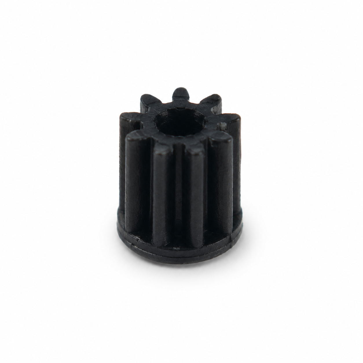 Pignone ingranaggio motore bracci compatibile Bimby TM5 TM6 macro su fondo bianco