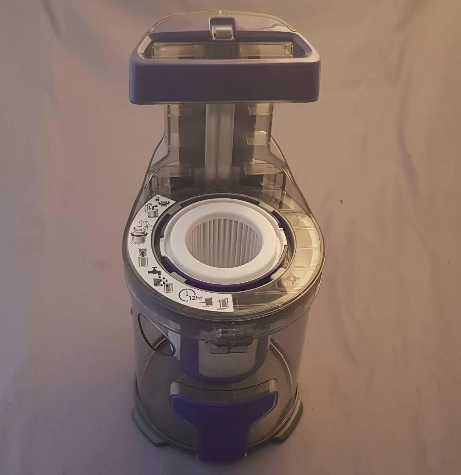 Contenitore ciclonico completo scopa senza fili Black+Decker CUA525BHP BLACK+DECKER