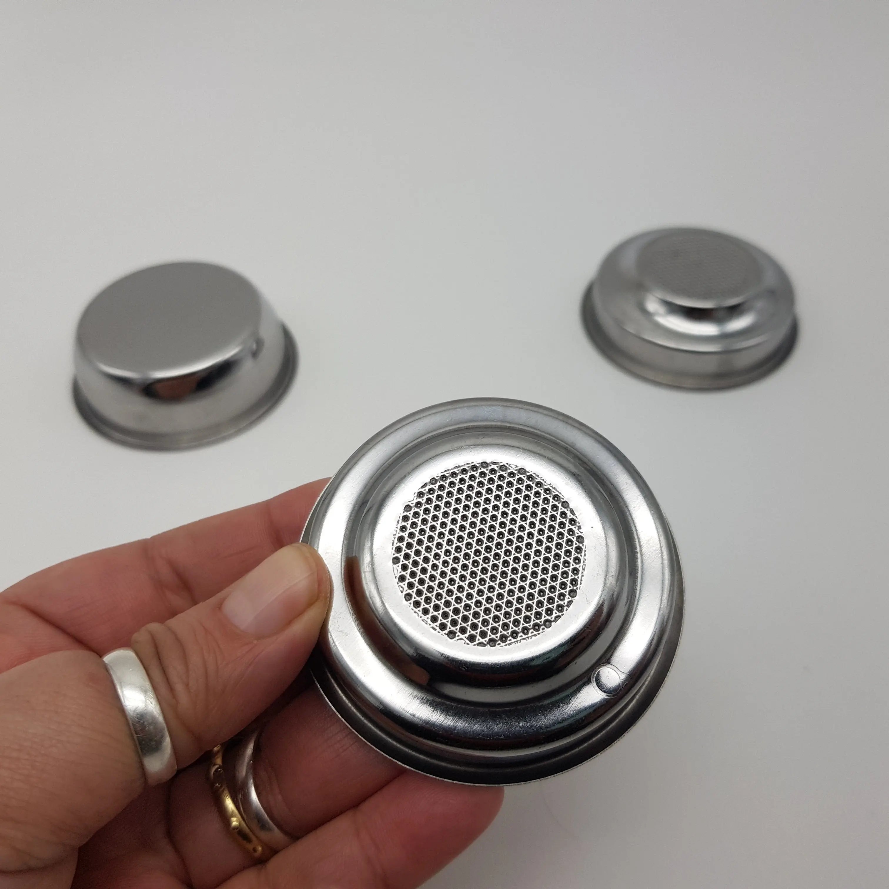 Portafiltro completo 57mm ad una via, con filtro 1 dose, filtro cialda Lelit LELIT