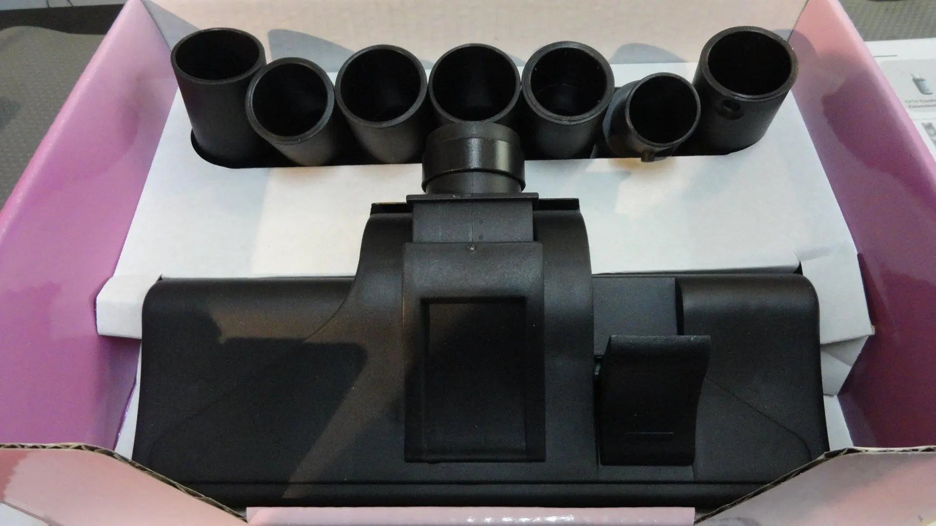 Spazzola con ruote universale per aspirapolvere Combi Brush con 7 raccordi MICROMIC