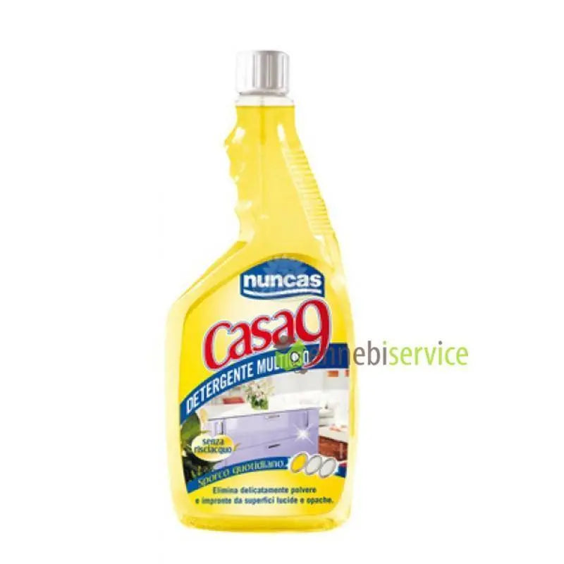 casa 9 detergente multiuso ricarica giallo 750 ml NUNCAS