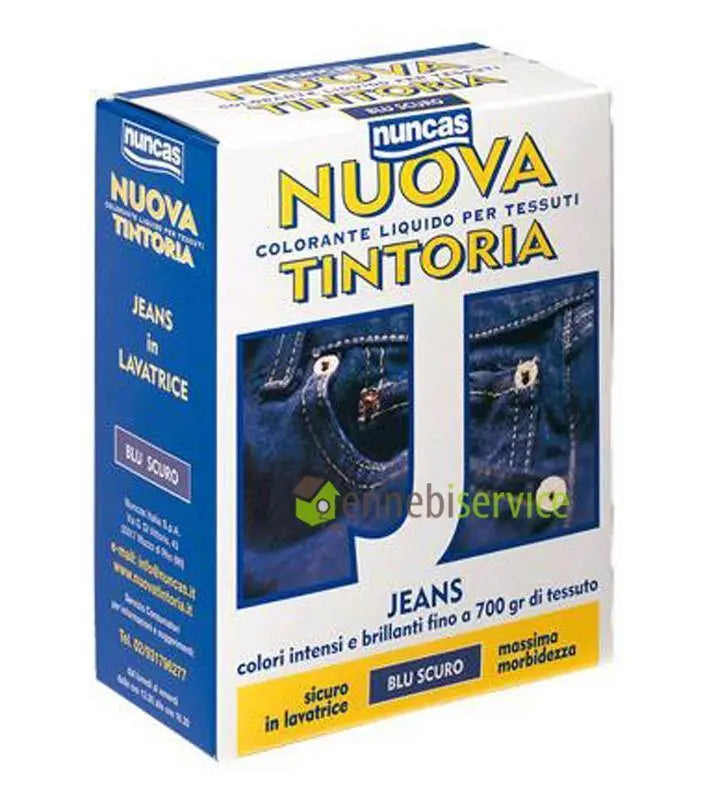 tintoria jeans blu chiaro 100 ml colorante liquido + 100 g fissatore polvere NUNCAS