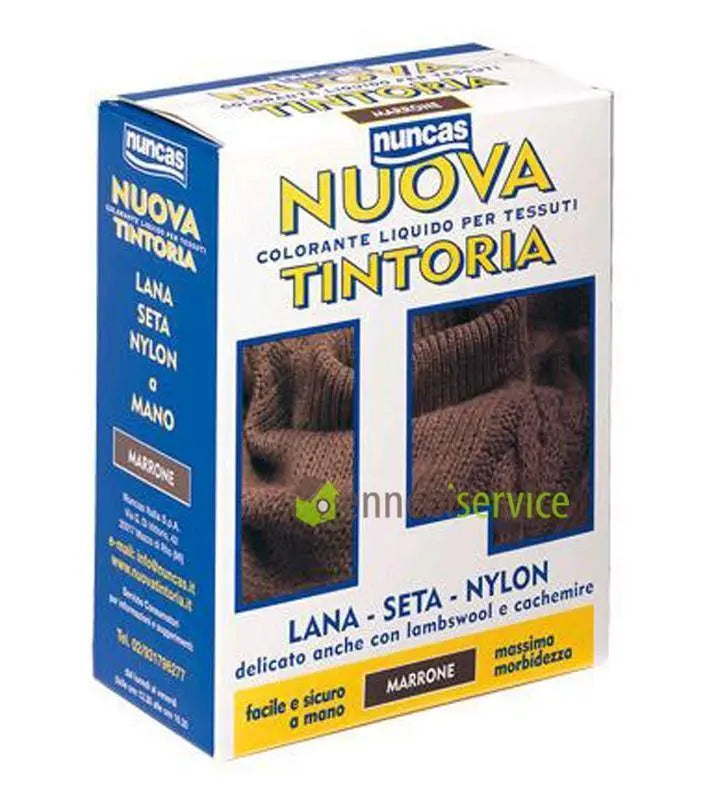 tintoria lana grigio 100 ml colorante liquido + 100 g fissatore polvere NUNCAS