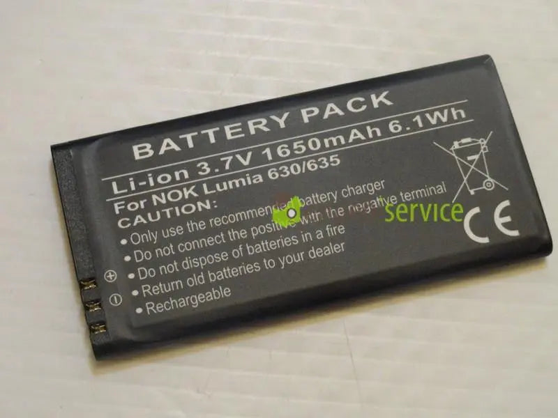 Batteria gsma37417 3,7v-1650mah li-ion per smartphone Nokia lumia 630 NOKIA